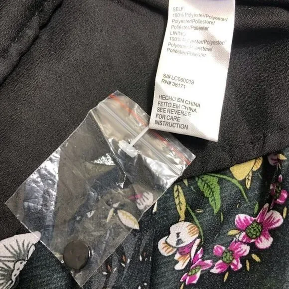 LUCCA Boho Black Floral Maxi Dress - Picture 12 of 15